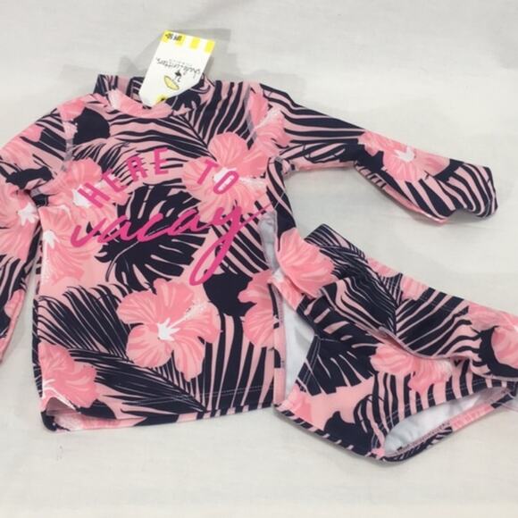 Shade Critters Hawaiian Here To Vacay Rashguard - Picture 8 of 8